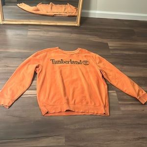 XXL orange timberland sweatshirt